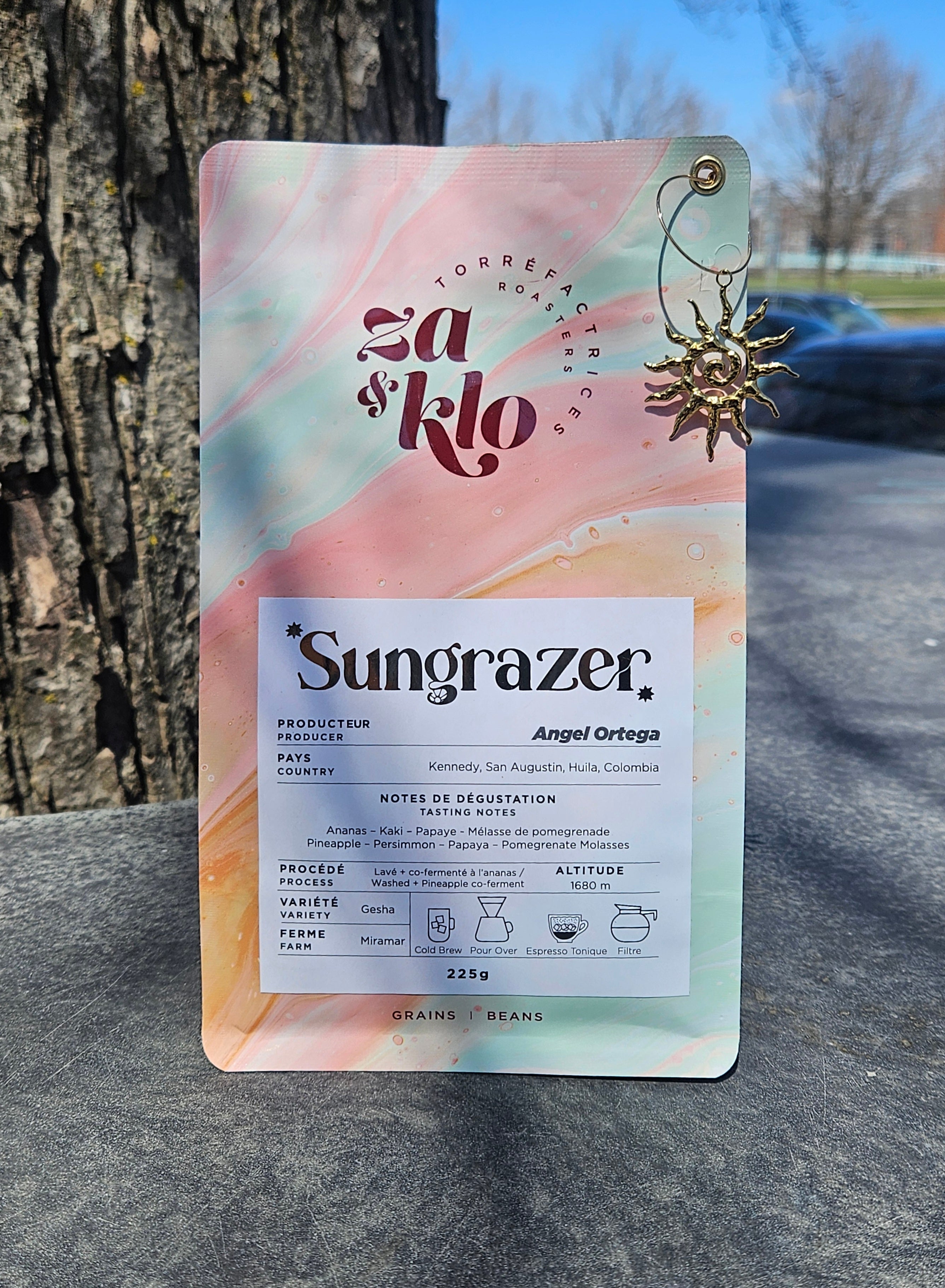 Sungrazer - Tropical, lumineux & nectaré Za & Klo Torréfactrices