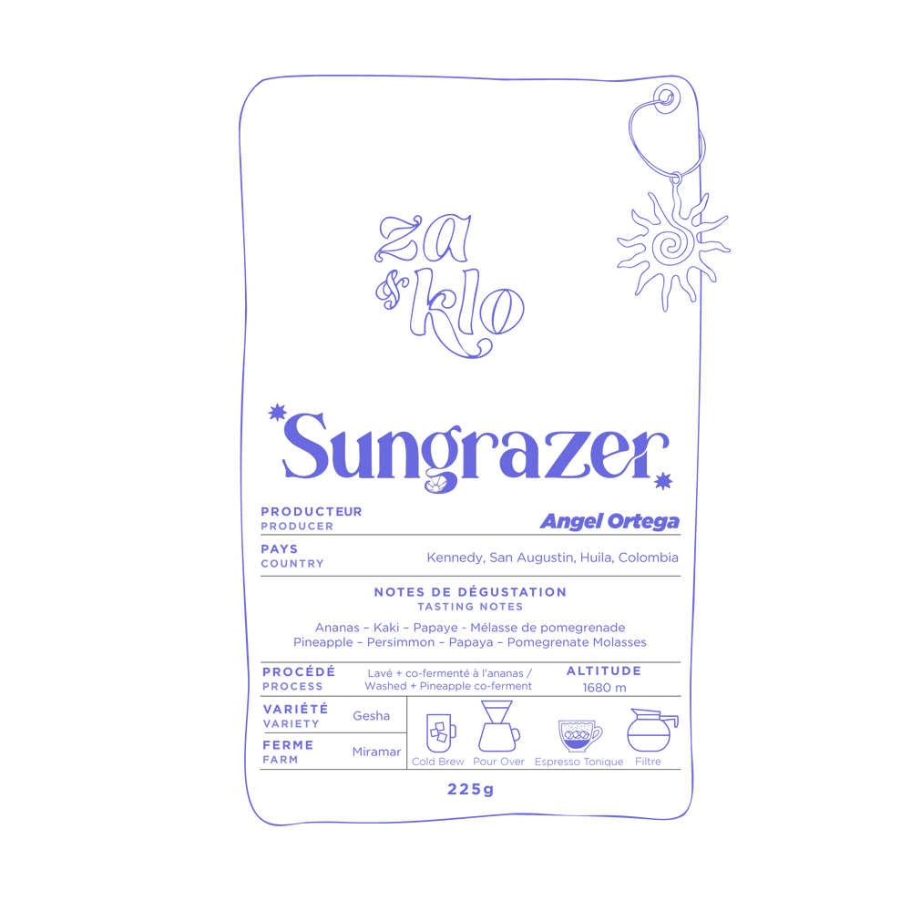 Sungrazer - Tropical, lumineux & nectaré Za & Klo Torréfactrices