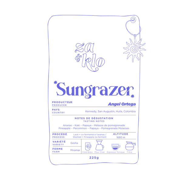Sungrazer - Tropical, lumineux & nectaré Za & Klo Torréfactrices