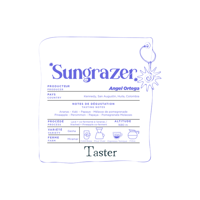 Sungrazer - Tropical, lumineux & nectaré Za & Klo Torréfactrices