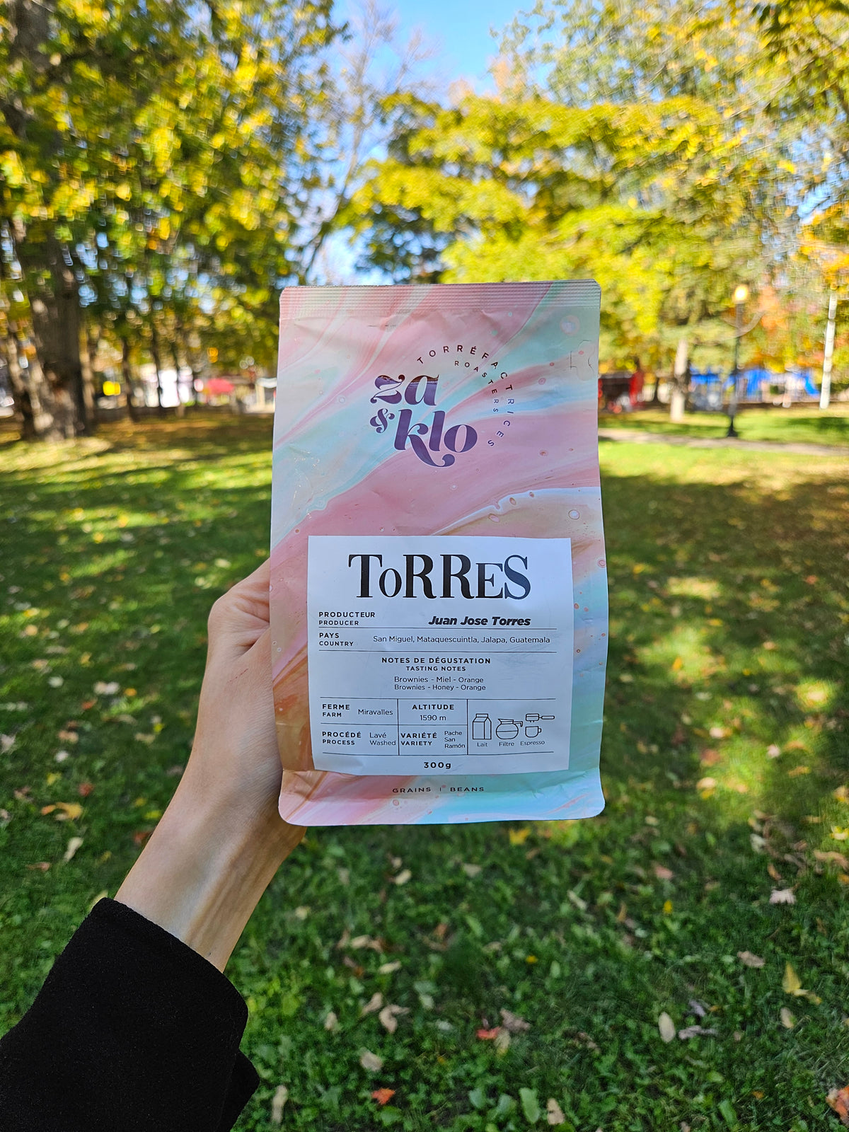 picture of Za and Klo Torrefactrice's torres coffee bag  