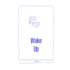 Dessin d’un sac de café illustrant Wake Up, un Brésil naturel de la famille Barbosa. Le sac met en avant des notes rappelant un pina colada, avec une typographie visible affichant le nom « Wake Up ». Ce classique de Za en espresso offre une explosion de saveurs fruitées à chaque gorgée, parfait pour bien commencer la journée.