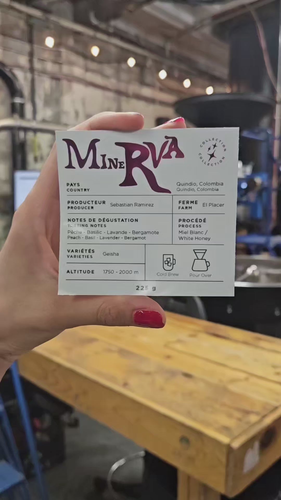 Minerva White Honey Geisha - Colombie