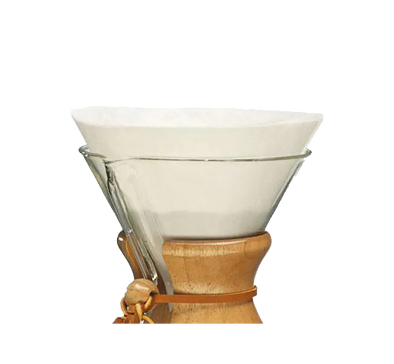Filtre rond Chemex non plié